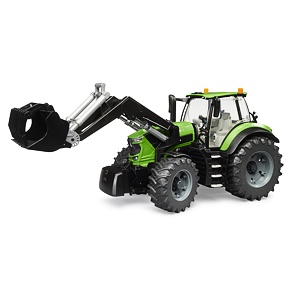 Deutz-Fahr 8280 TTV s čelným nakladačom - Bruder 3161