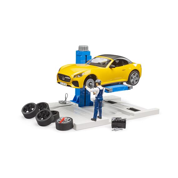Autoservis, autoservis a mechanik - Bruder 62112