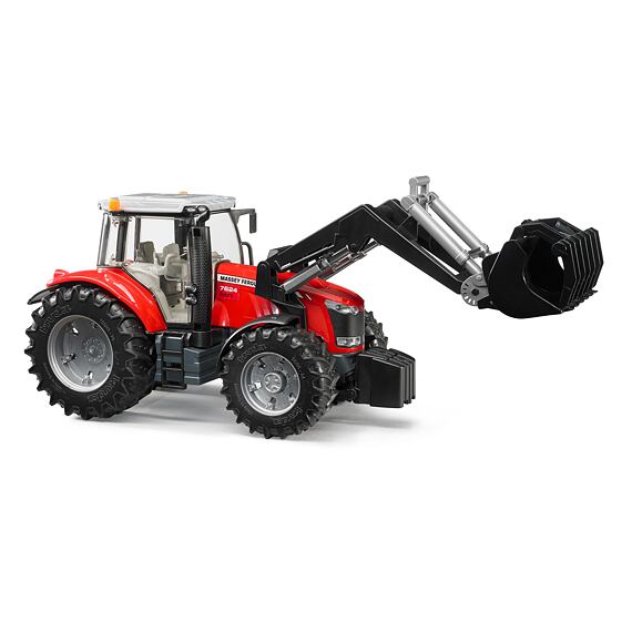 Traktor Massey Ferguson 7624 s čelným nakladačom - BRUDER 3047