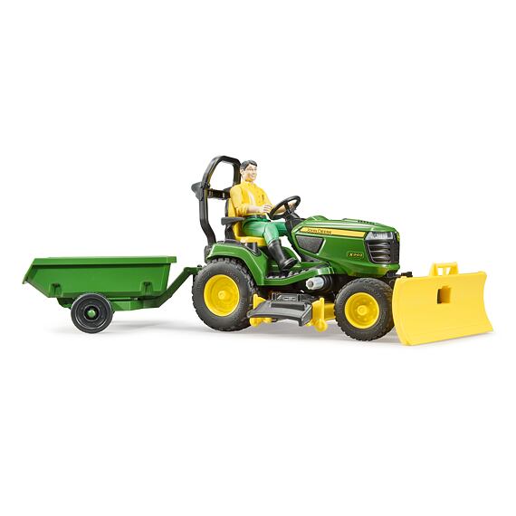 Záhradný traktor John Deere X949 s figúrkou - Bruder 62104