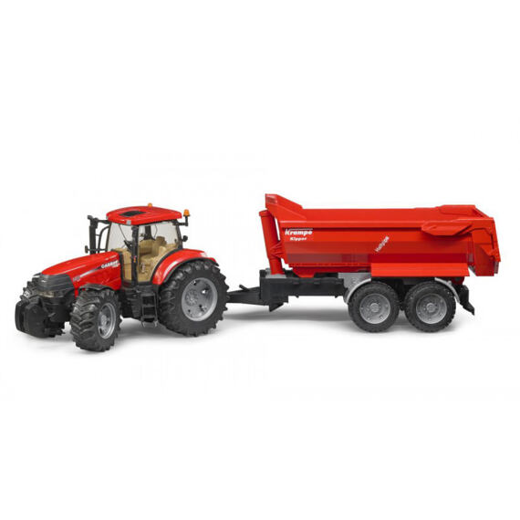 Traktor Case Puma CVX 230 s vozidlom Krampe - Bruder 3099