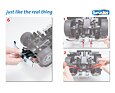 Výfuk pre nákladné auto Mack - Bruder 42811